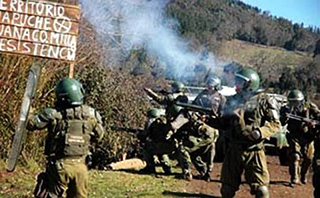 Represión a los Mapuches
